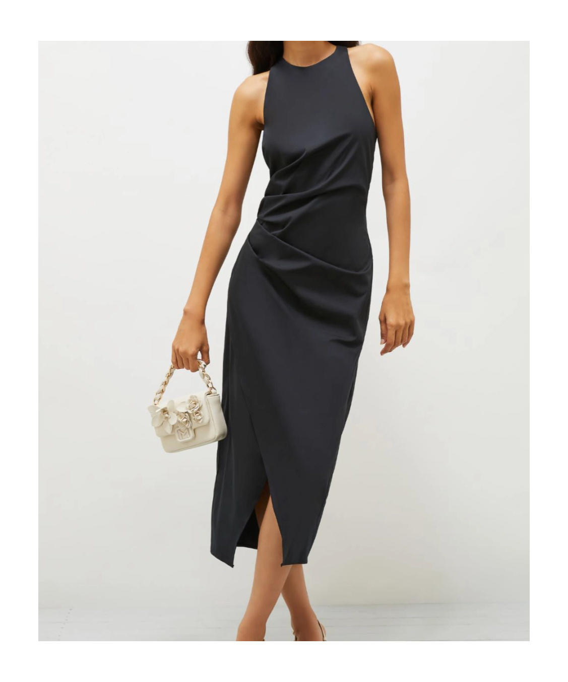 Shop Marella Envers Satin Dress