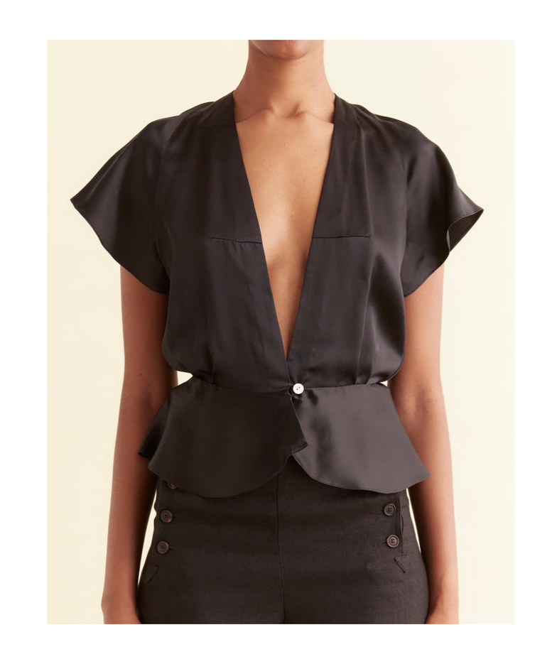 Bode Short-sleeved Shirt In Black