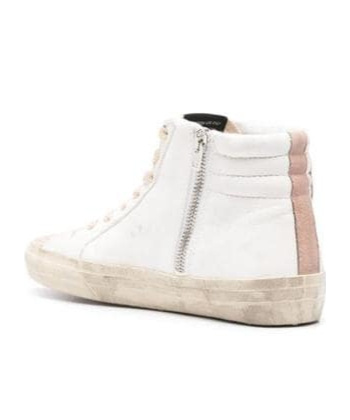 Golden Goose Slide High-top Sneakers In White