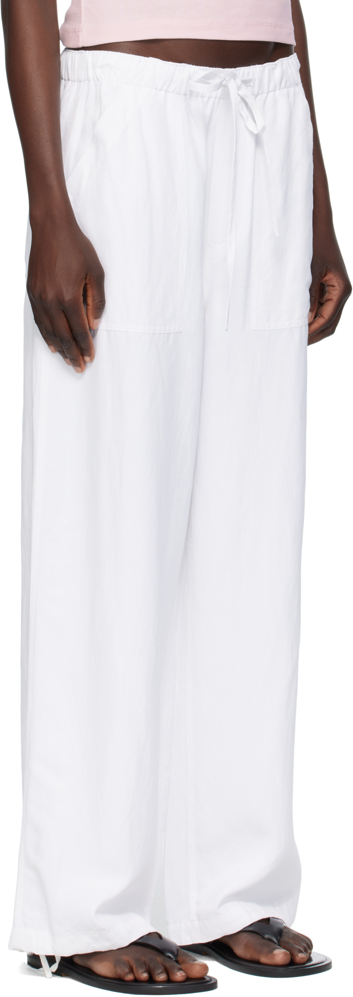 Rag & Bone Adina Beach Pants In White