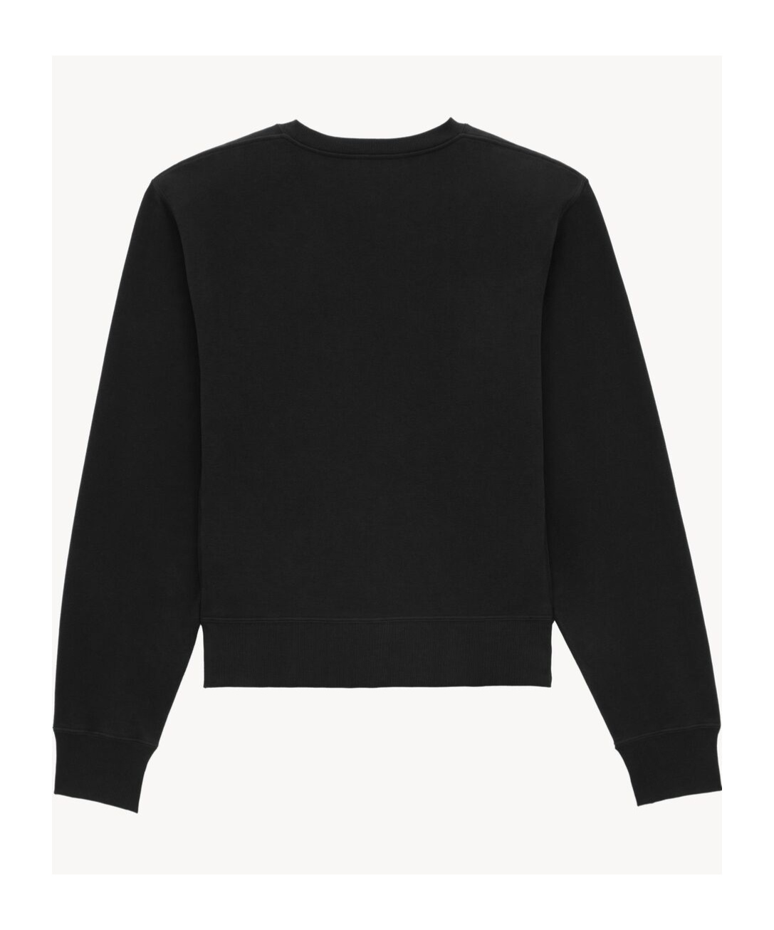 Saint Laurent Large Sweatshirt With Bold Print In Black