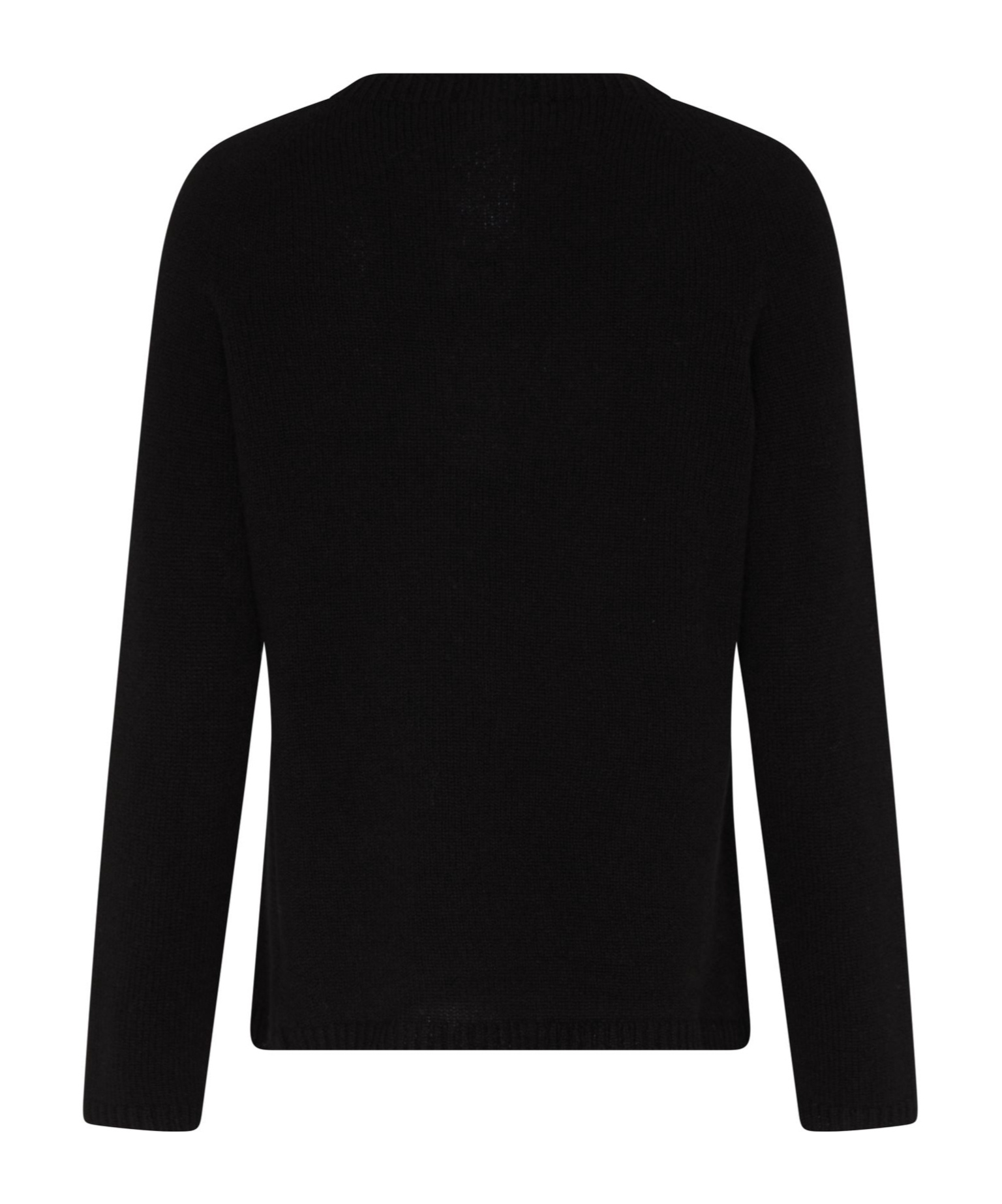 Max Mara Long-sleeved Sweater In Black