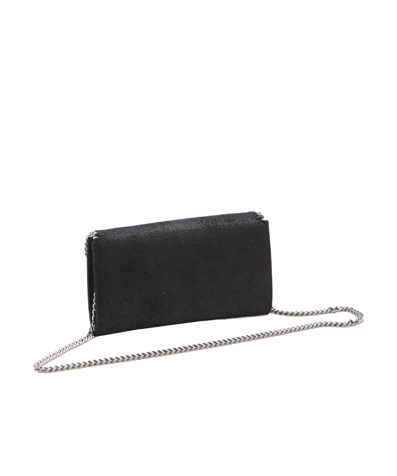 Stella Mccartney Falabella Continental Clutch Bag In Black