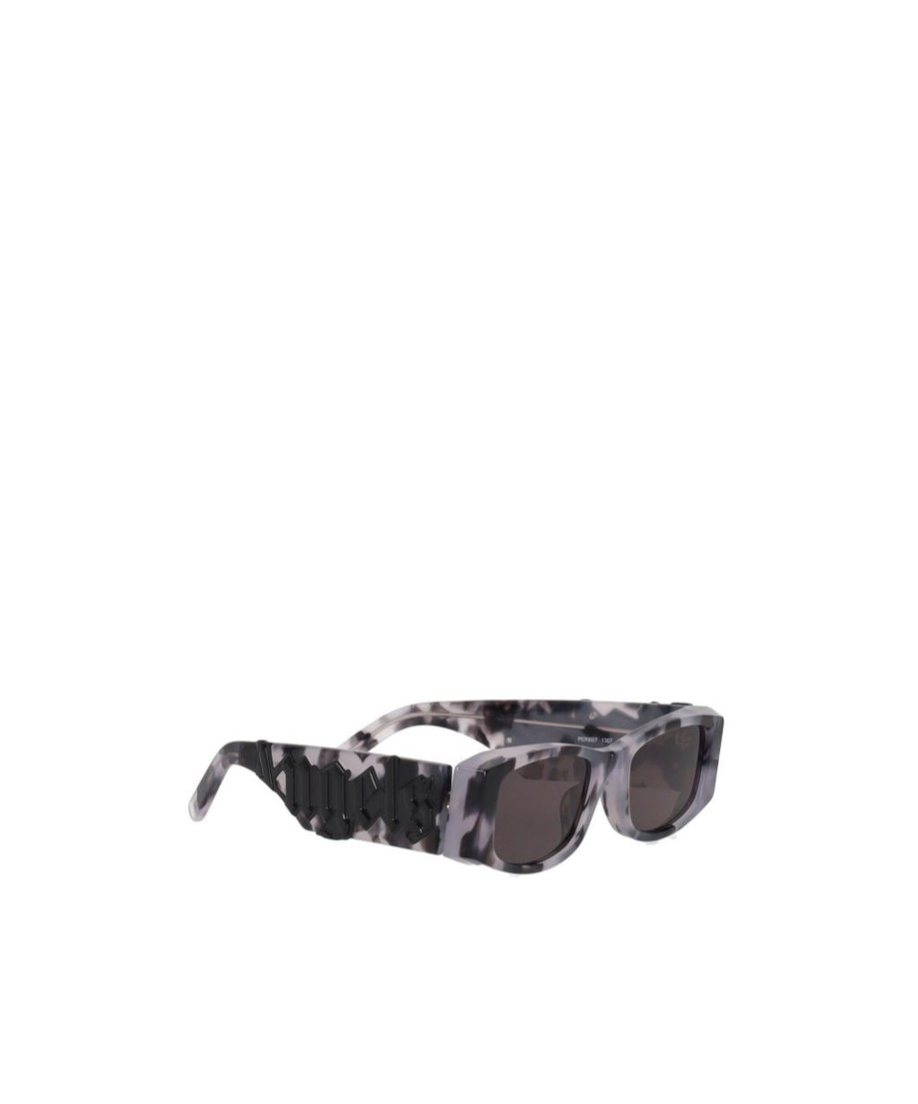 Palm Angels Eyewear Angel Squared-frame Sunglasses In Black