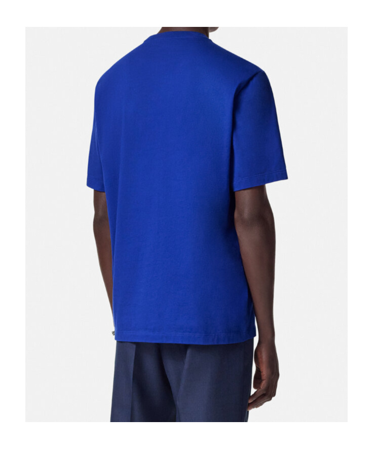VERSACE VERSACE LOGO-PRINTED CREWNECK T-SHIRT