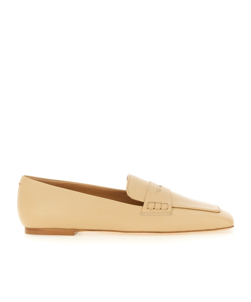 Aeyde Women's Tom Moccasin Loafer In Nude