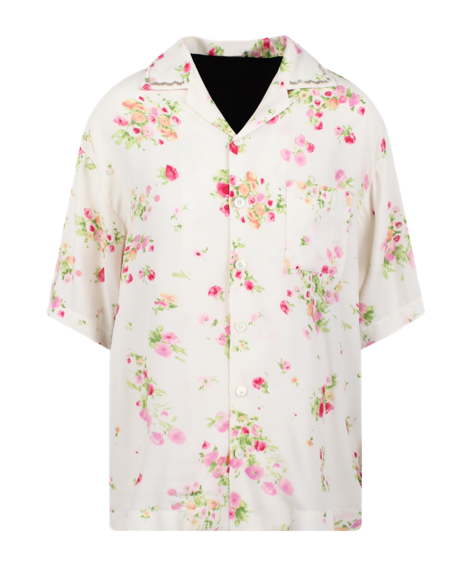 N°21 N.21 Shirt With Floral Pattern In White