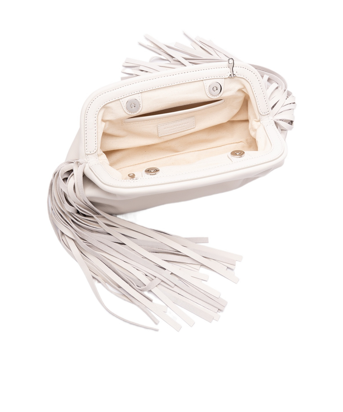 Philosophy Di Lorenzo Serafini Tassel Shoulder Bag In Beige