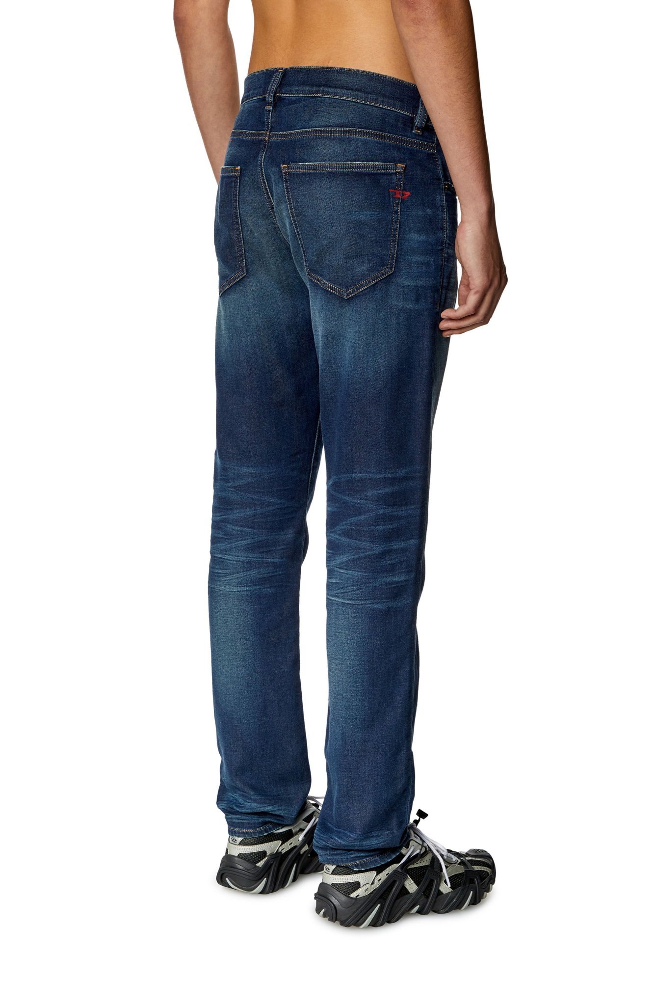 Diesel D-strukt Straight-leg Jeans In Blue