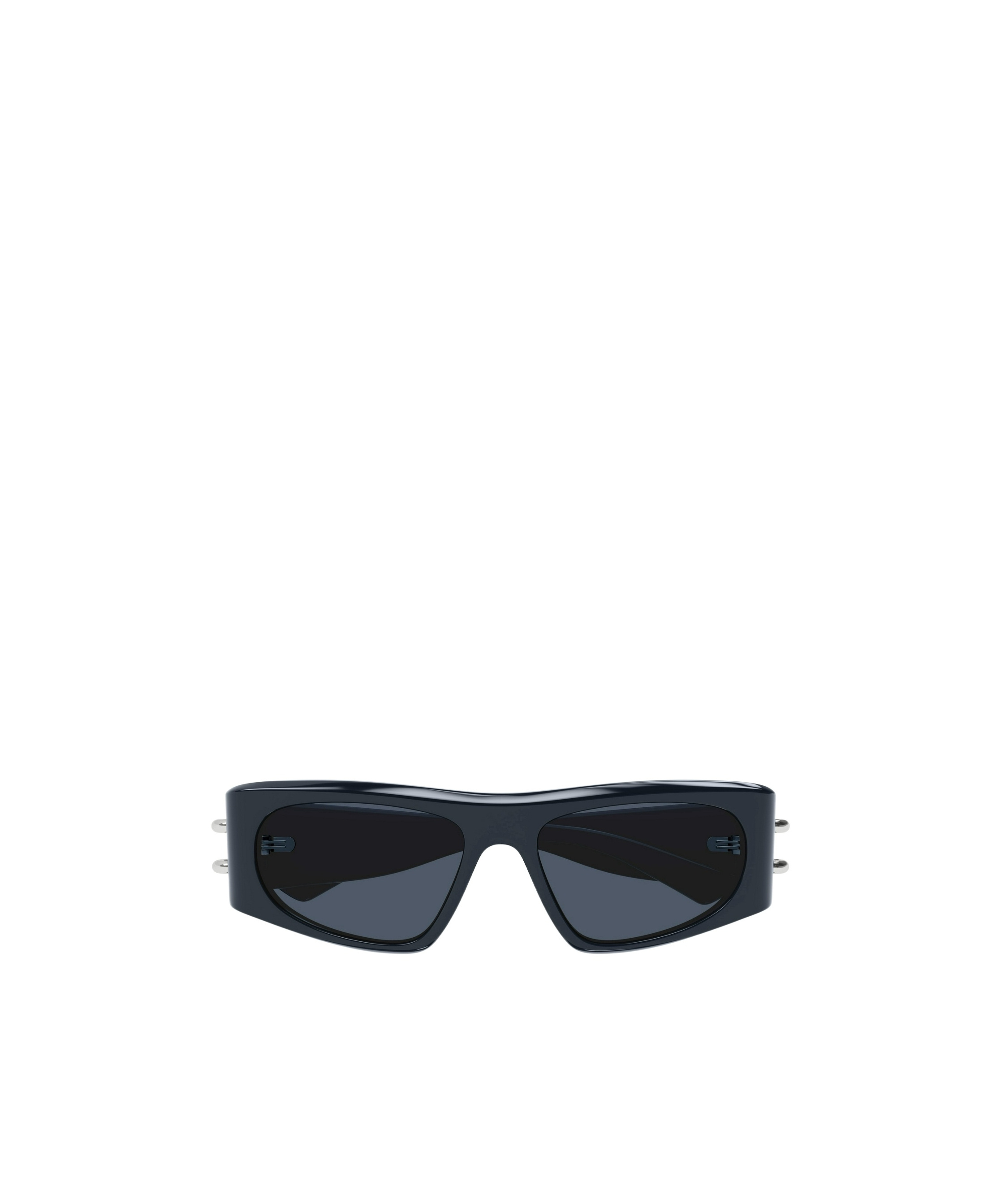 Alexander Mcqueen Eyewear Rectangular Frame Sunglasses In Blue