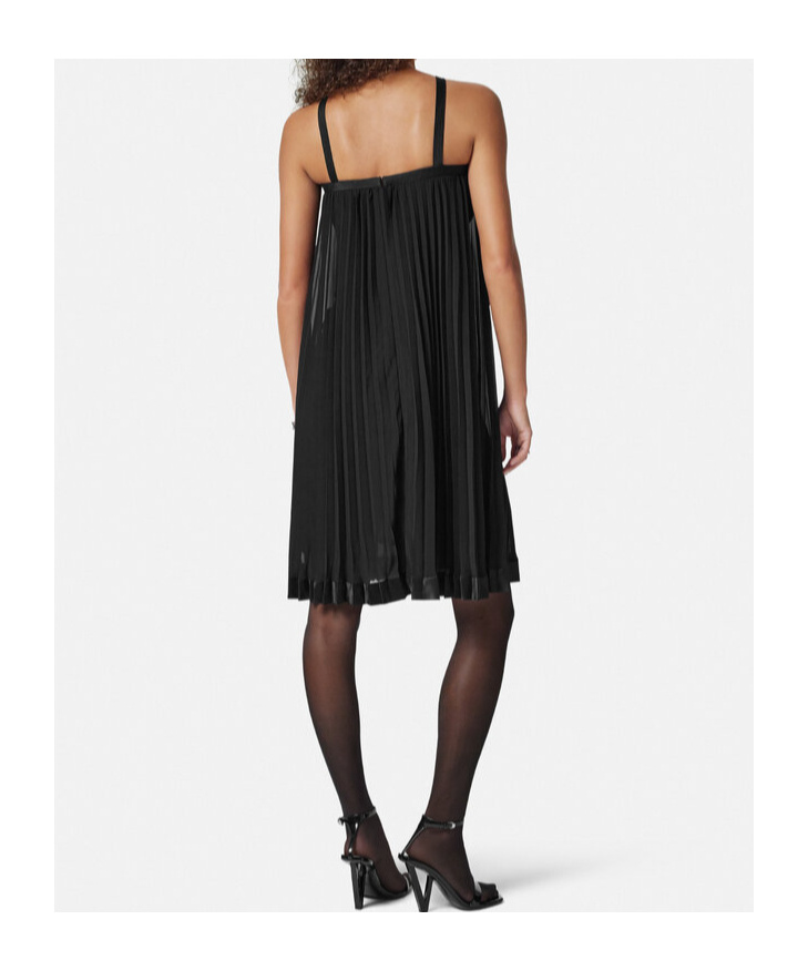 Versace Mini Dress In Black