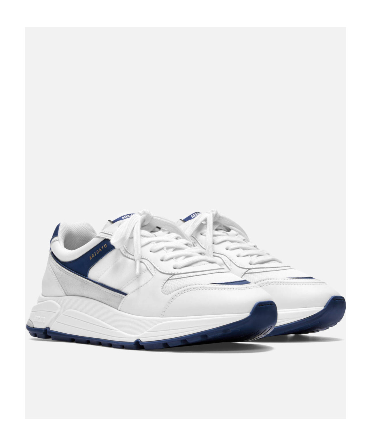 Axel Arigato Rush Suede Sneakers In White