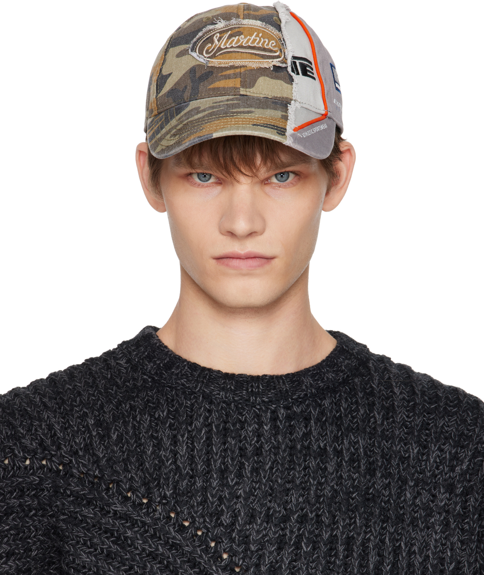Martine Rose Logo Baseball Cap In Multi