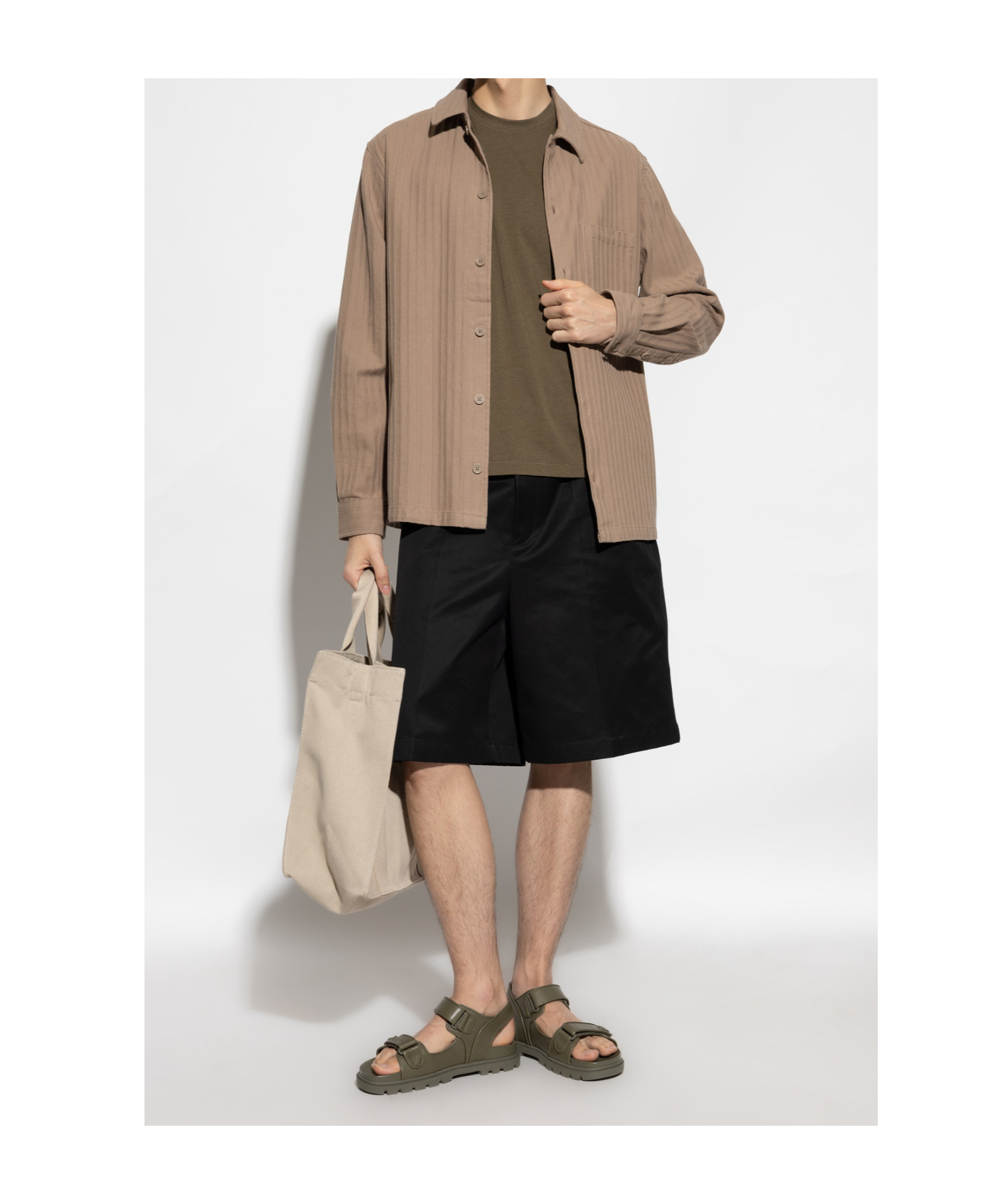 Tom Ford Brown Lyocell Cotton Crew T-shirt