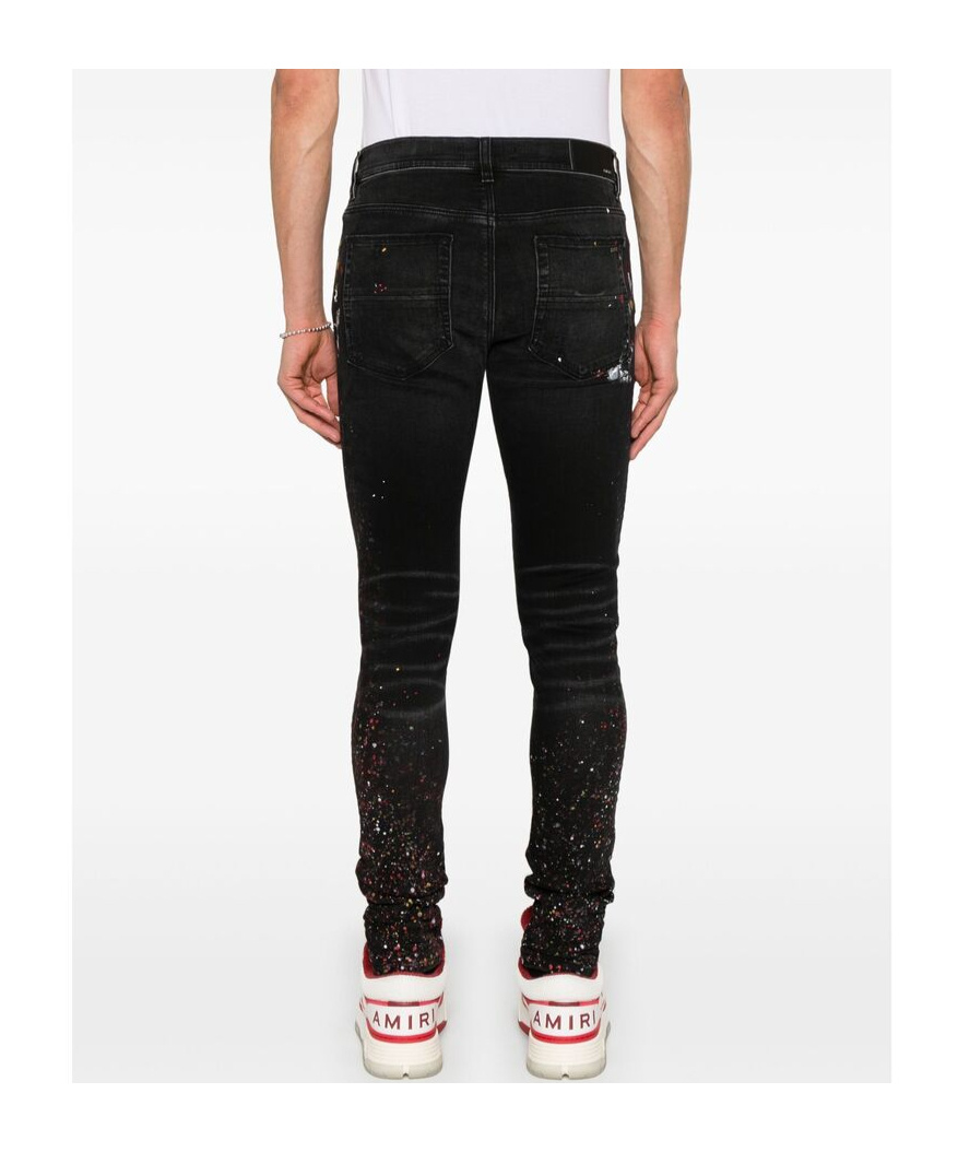 Amiri Painter Skinny Jeans In Black