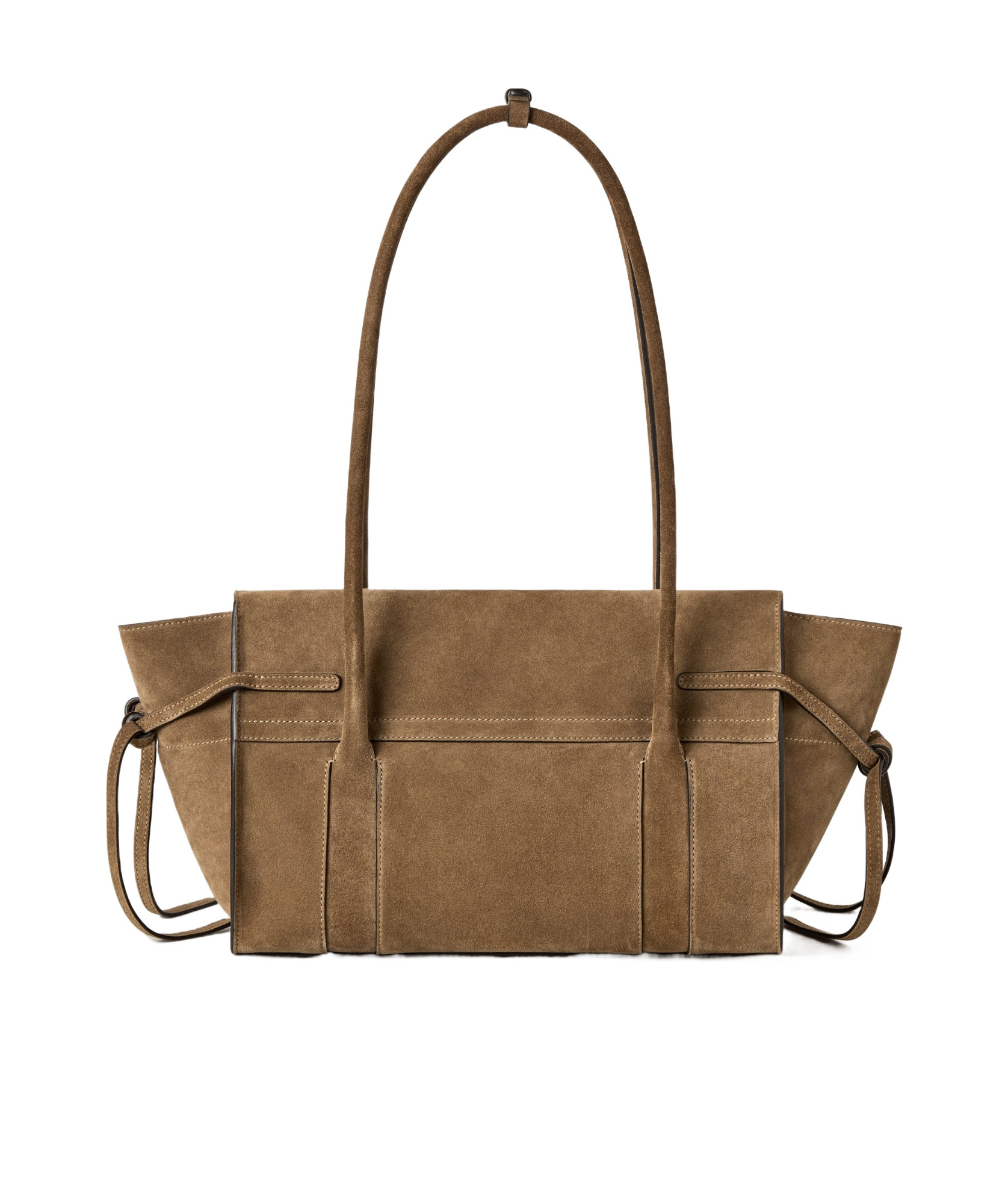 Mulberry Small Bayswater Flap-top Tote Bag In Brown