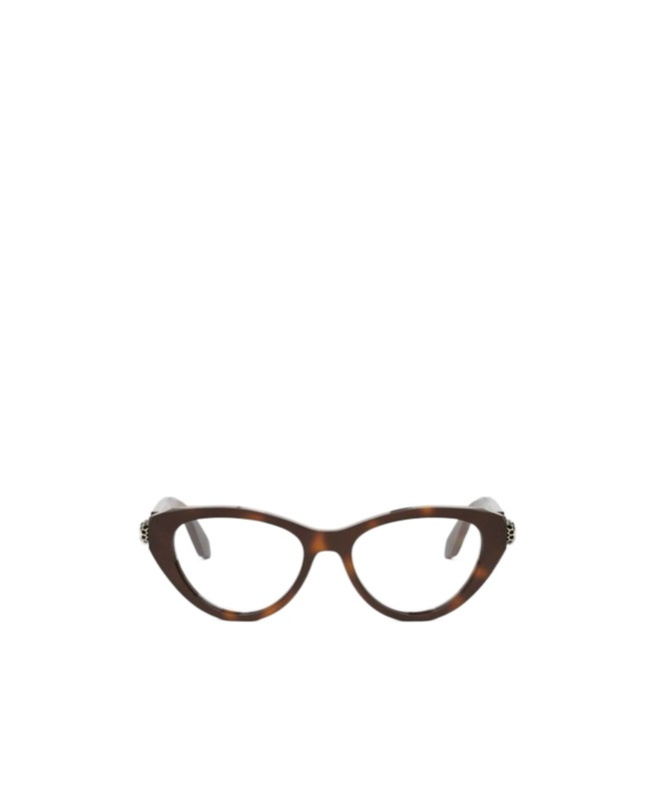 Bvlgari Bulgari Butterfly Frame Glasses In Brown