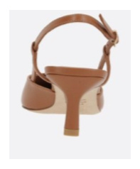 Stuart Weitzman Pointed High Heel Sandals In Brown