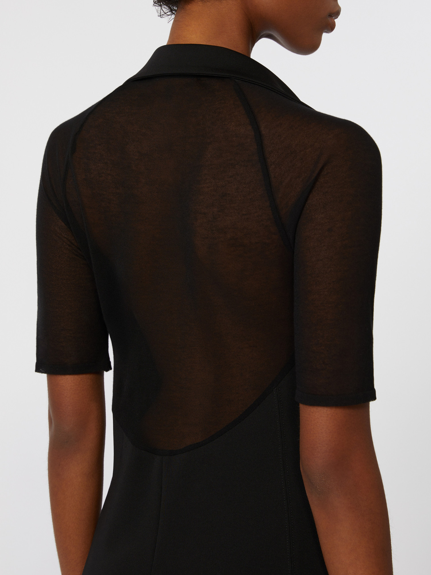 Max Mara Viscose Jersey Dress In Black