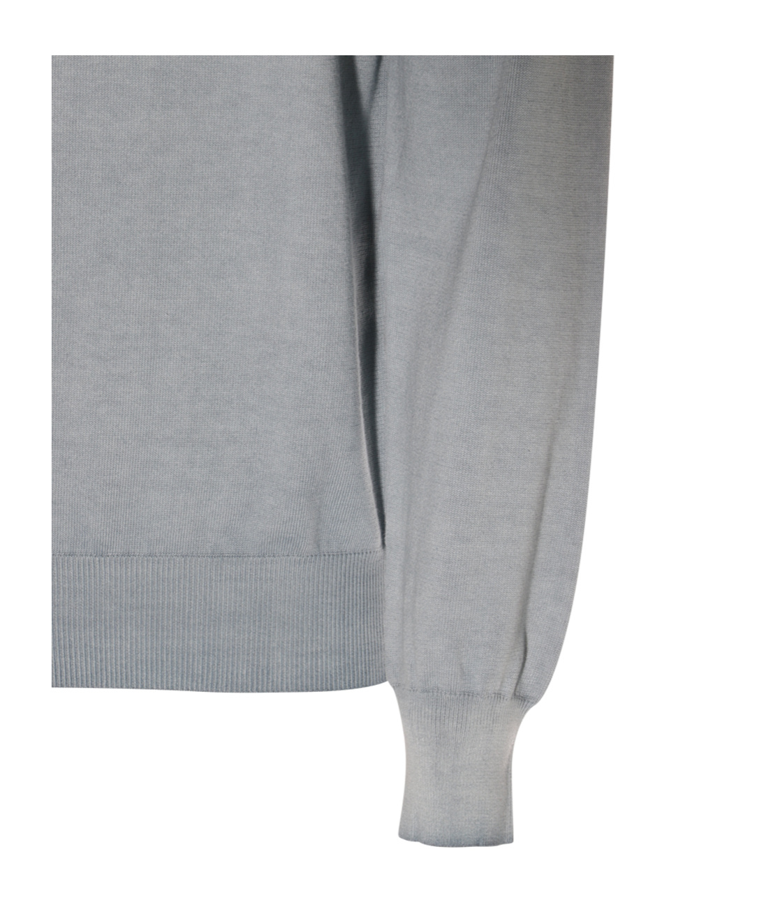 Altea Blue Denim Cotton Knitwear In Blue