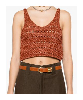 Alanui Hollow Vest In Red