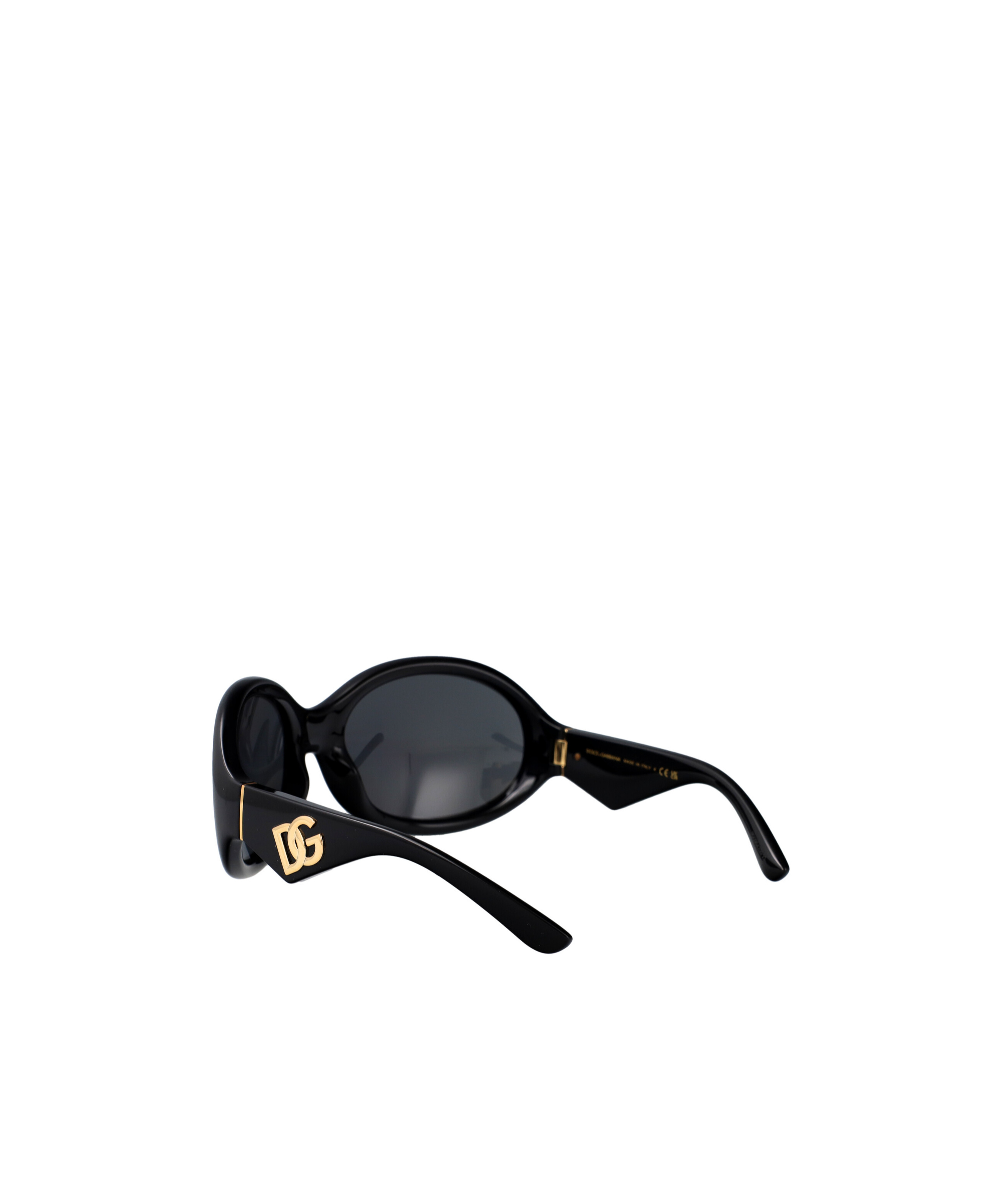Dolce & Gabbana Geometric Frame Sunglasses In Black