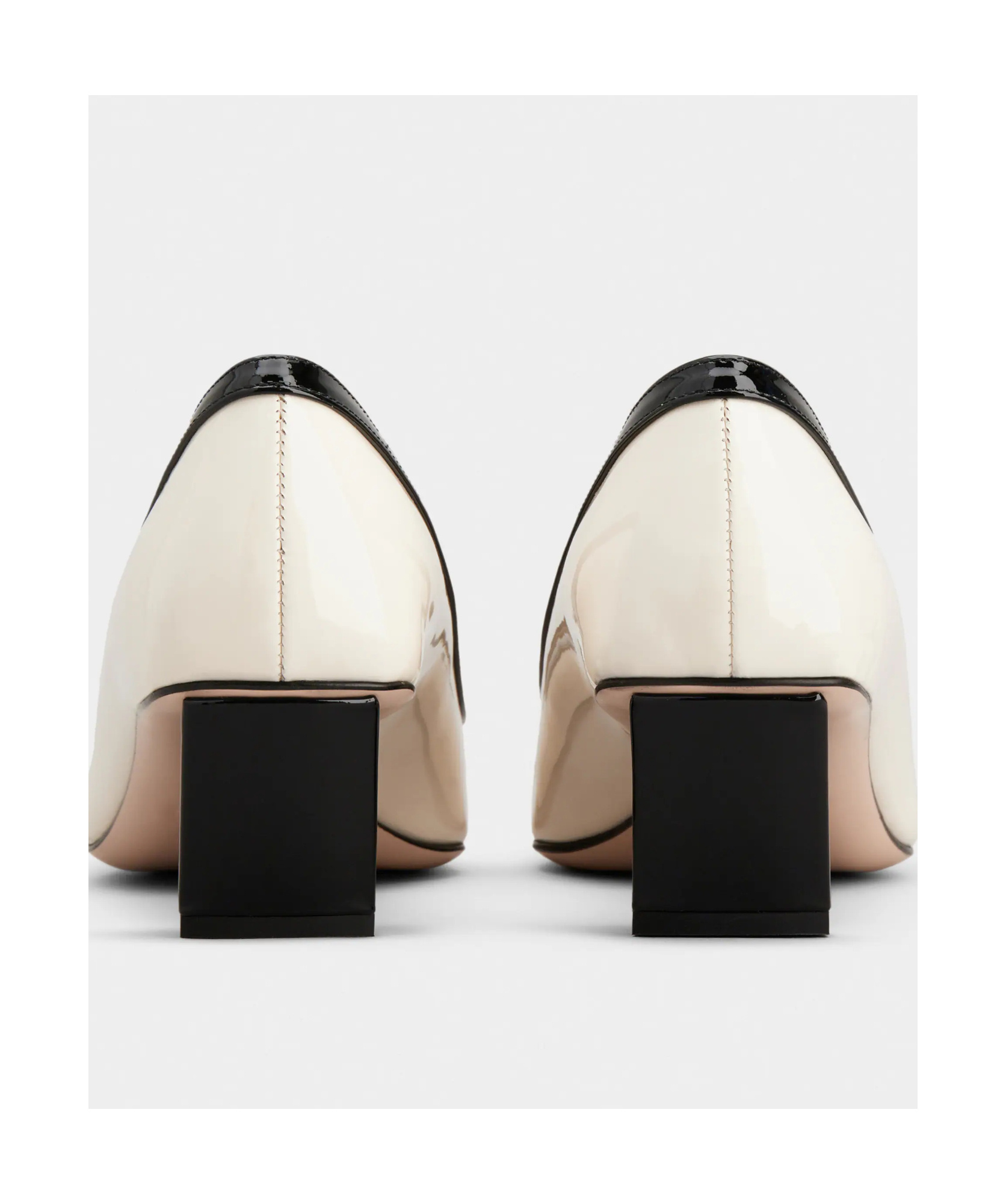 Shop Roger Vivier Belle Vivier Pumps In Patent Leather In White