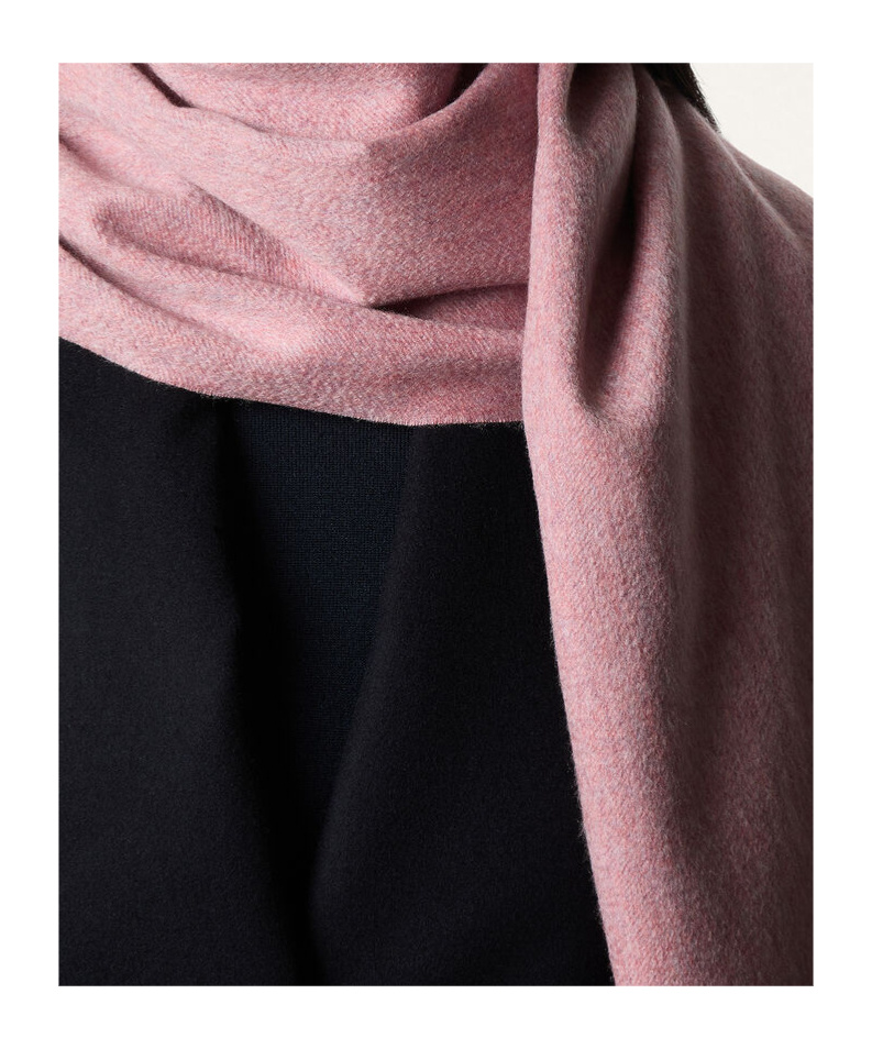 Shop Loro Piana Extra Grande Unita Scarf In Purple Chips Melange