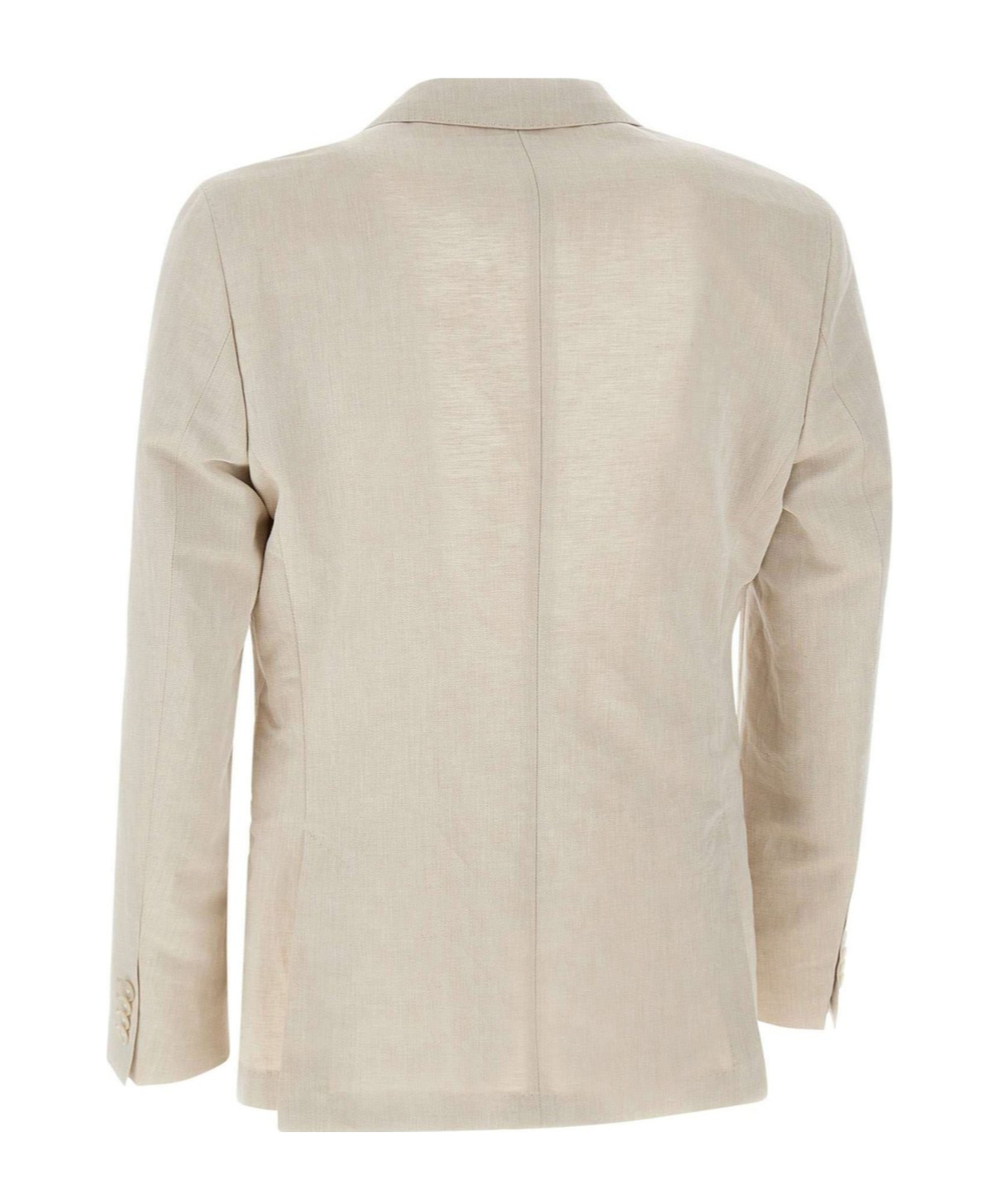 Hugo Boss Single-breasted Blazer In Nude