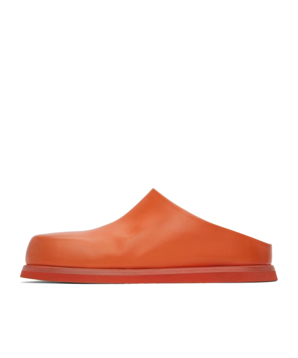 Marsèll Open-heeled Muller Shoes In Red