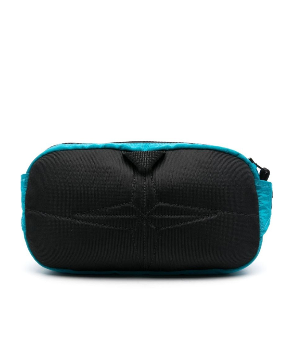 Shop Stone Island Compass Belt Bag In Green