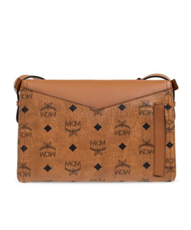 Mcm Canvas Diamant 3d Crossbody Bag In Brown