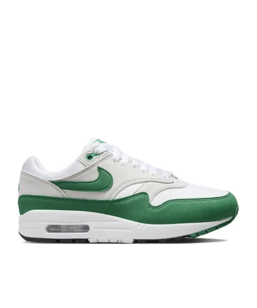 Nike Air Max 1 Sneakers In Green-gray In White
