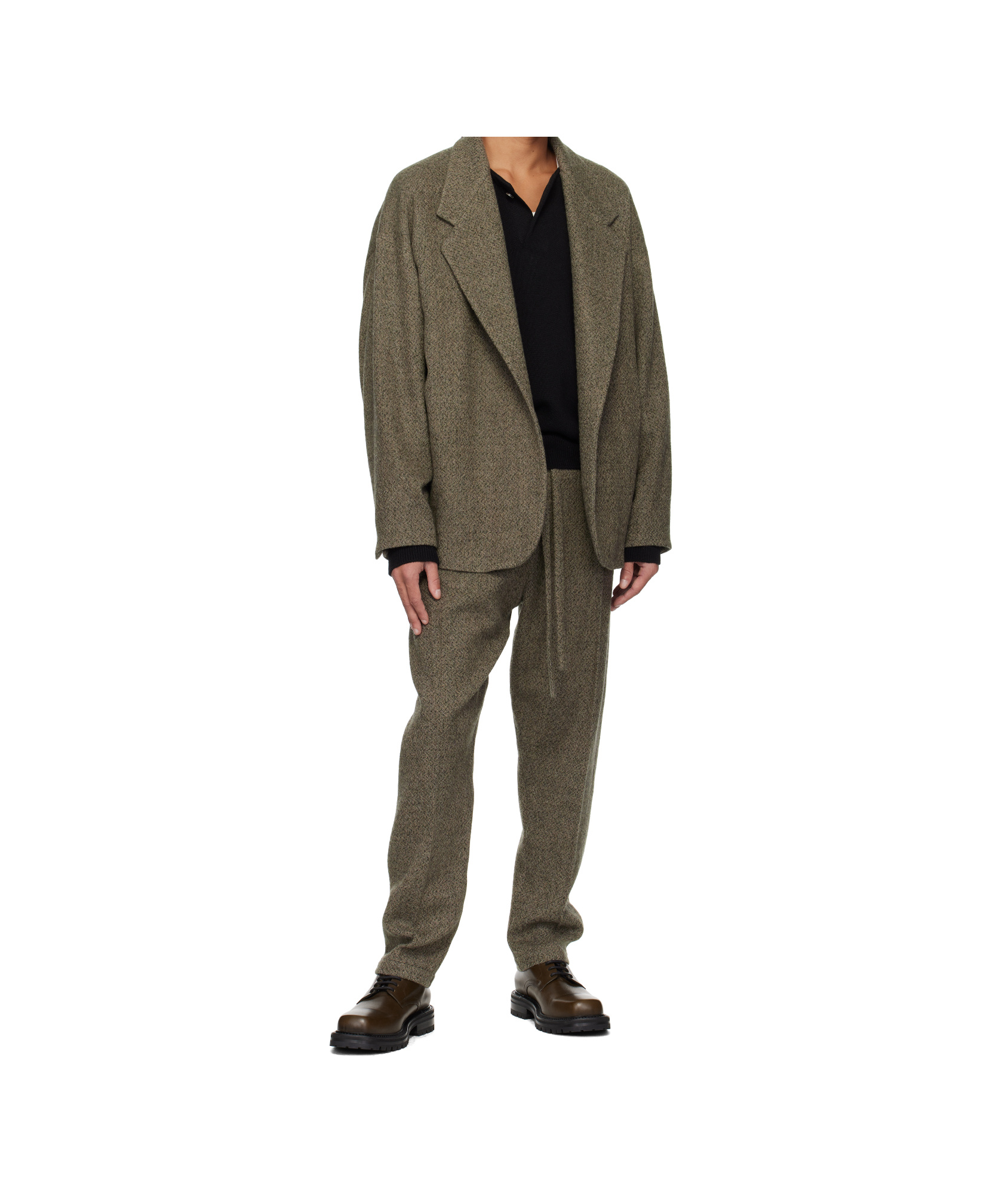 Fear Of God Long-sleeved Suit Jacket In Green