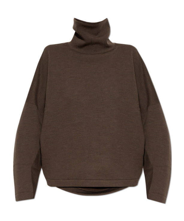 Lemaire Roll Neck Long-sleeve Jumper In Brown