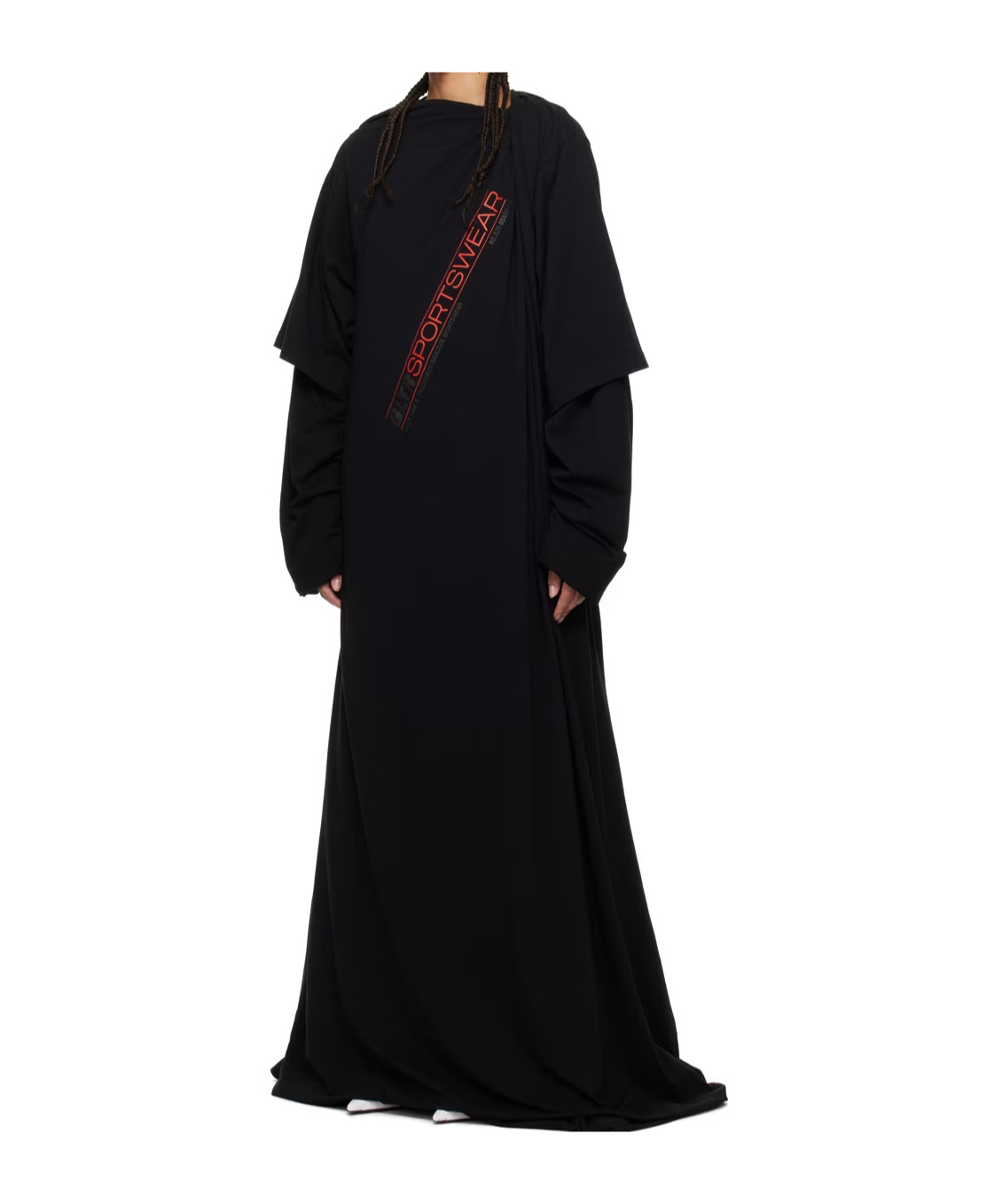 Jean Paul Gaultier Black Shayne Oliver Edition Maxi Dress In Black
