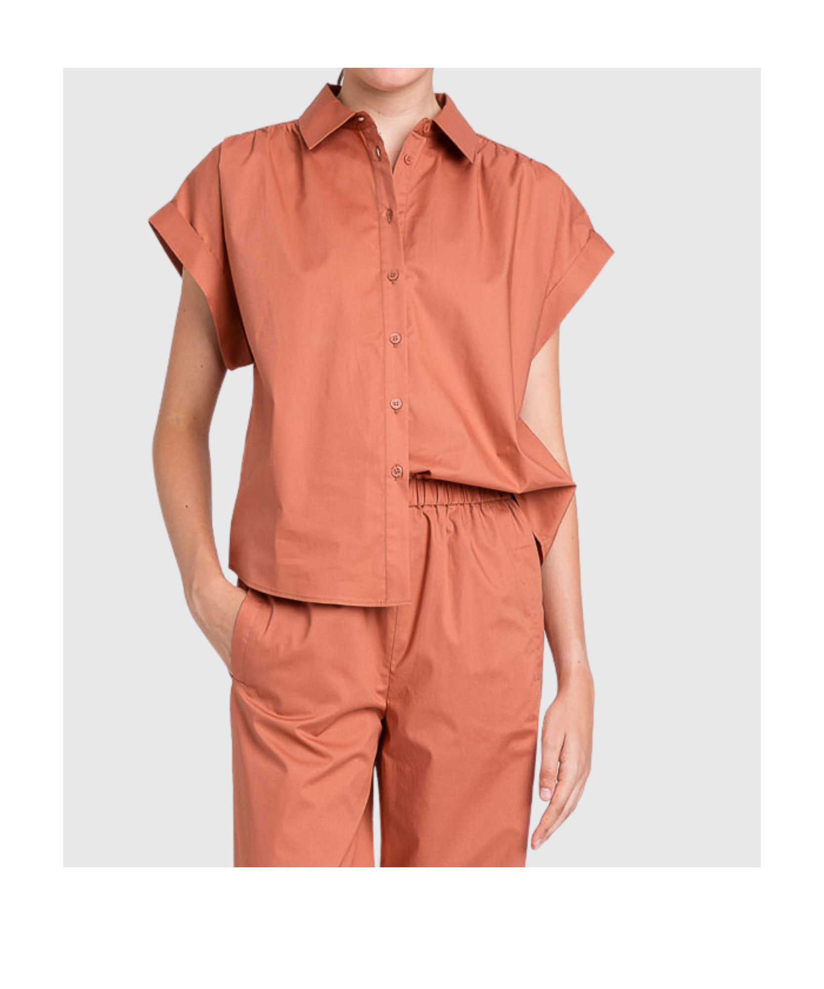 Twinset Short-sleeve Poplin Shirt