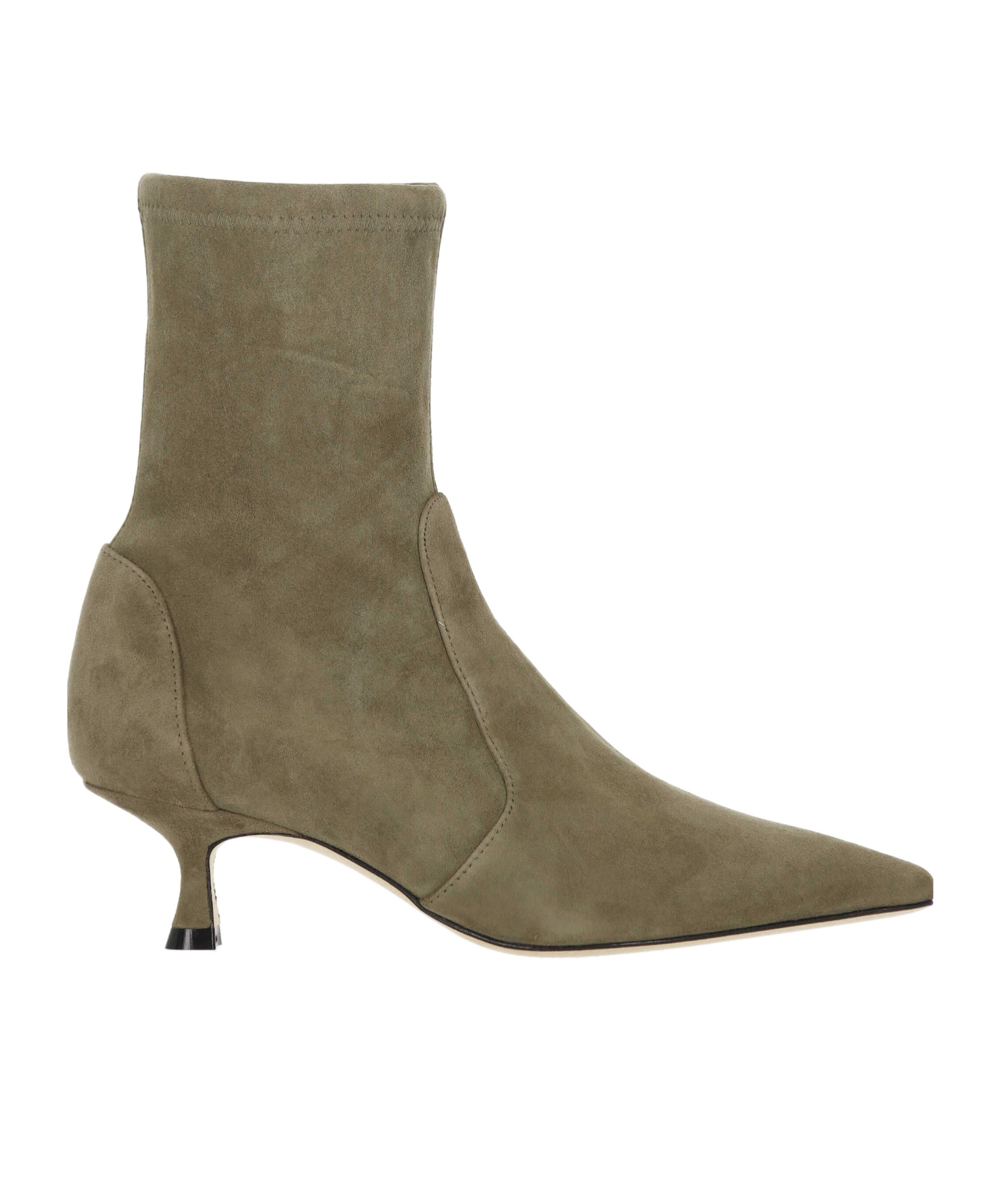 Stuart Weitzman Suede Naomi Ankle Boots 50 In Brown