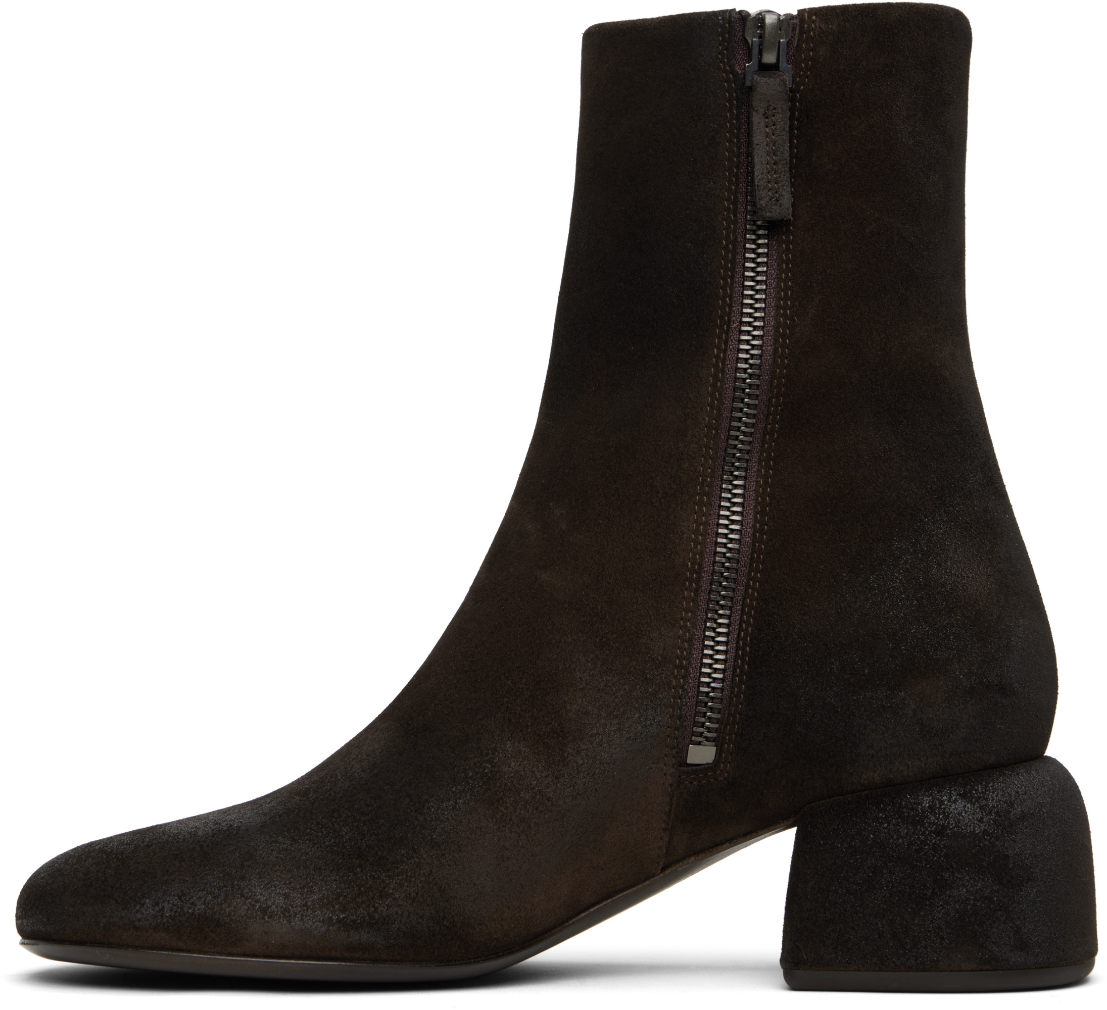 Marsèll Basata Suede Ankle Boots In Brown