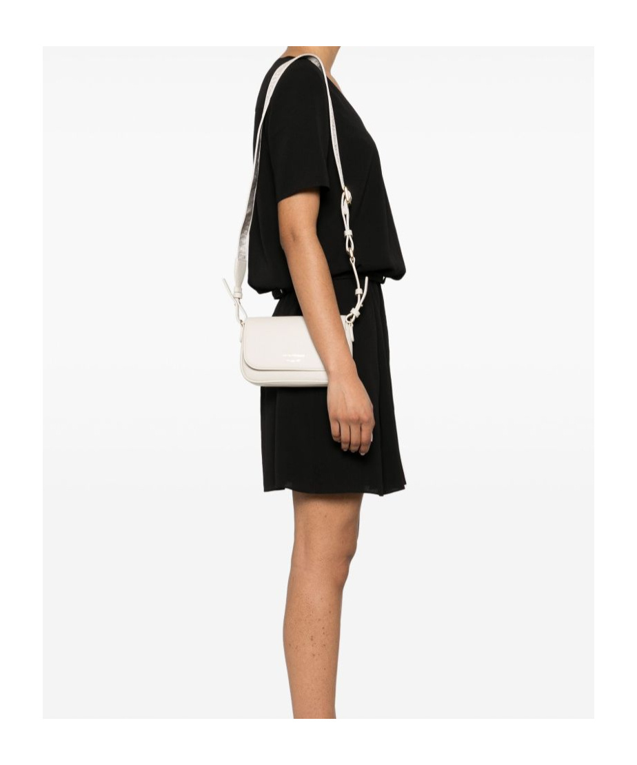 Shop Emporio Armani Deer-print Mini Bag In White