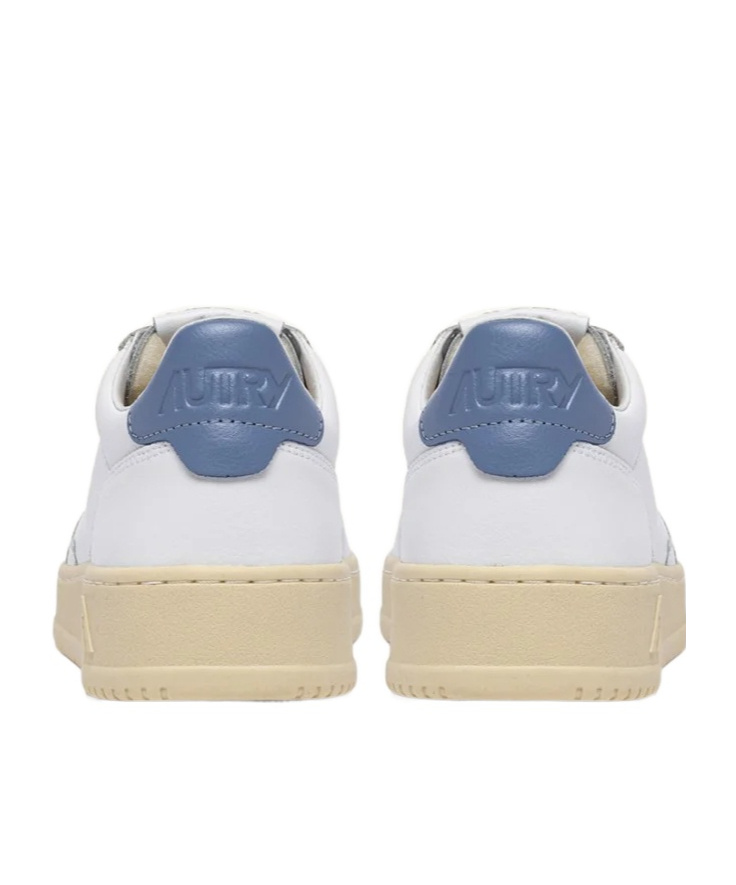 Autry White Leather Low Top Sneakers In White