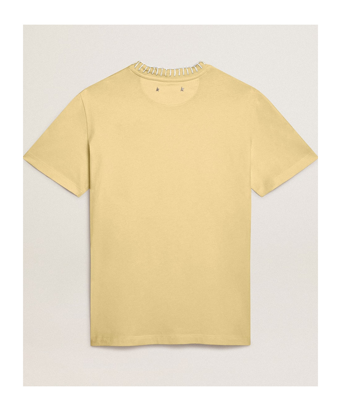Golden Goose Doris Whipstitch-trim T-shirt In Nude