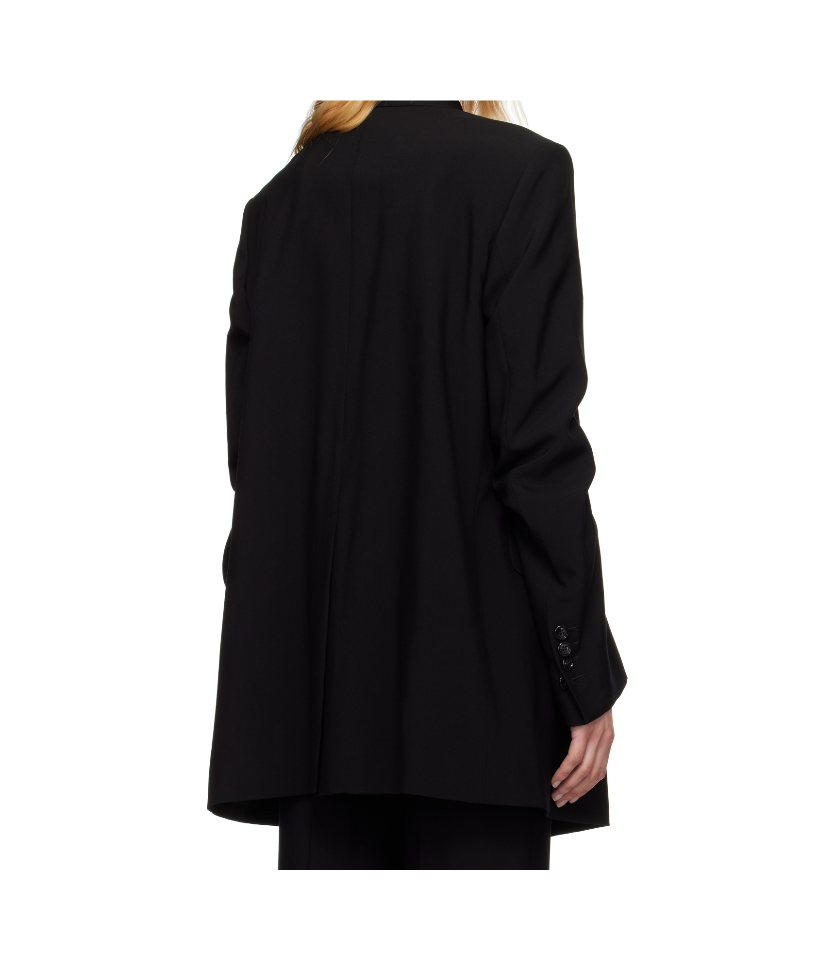 Ann Demeulemeester Black Agnes High Comfort Tailorerd Blazer In Black