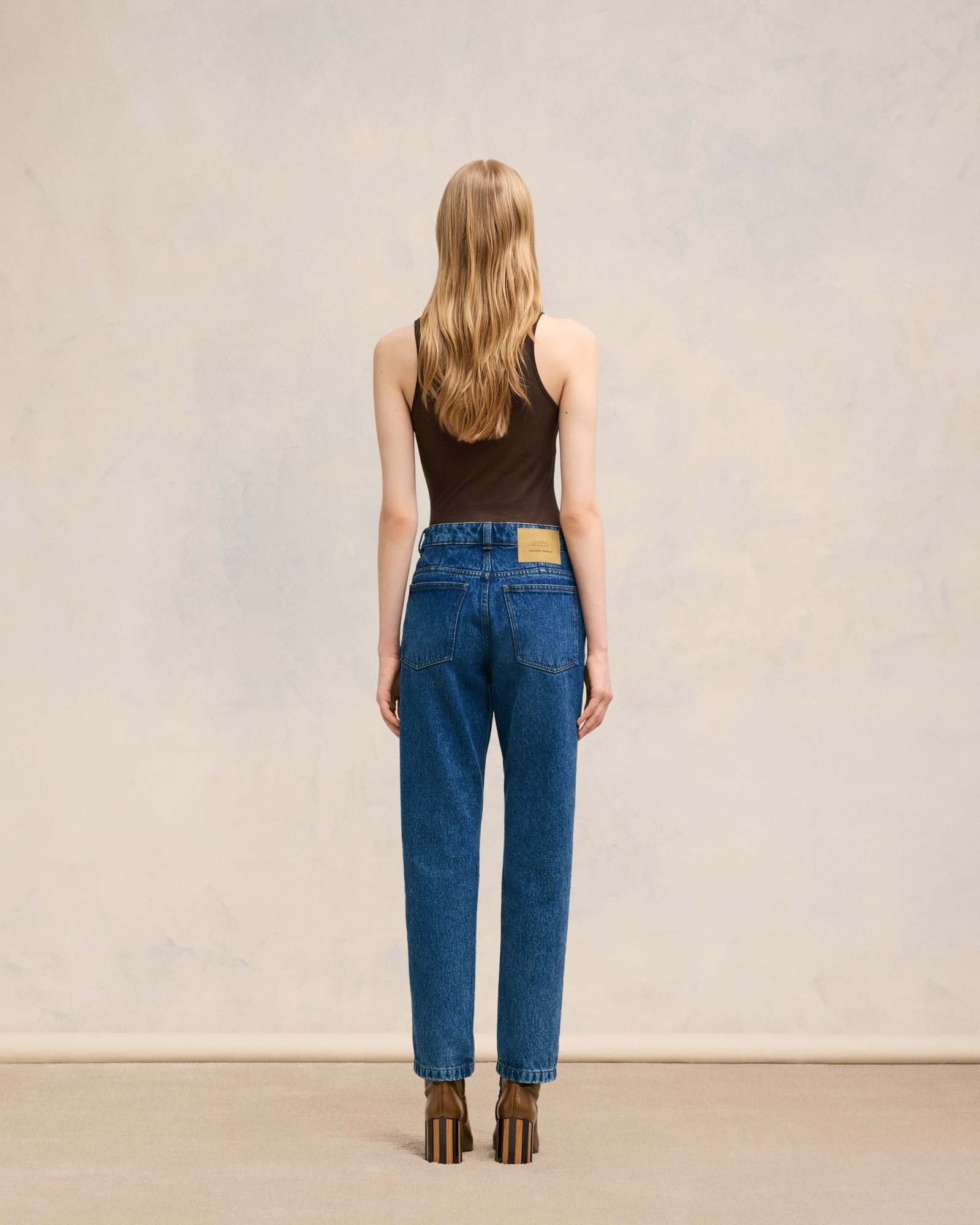 Ami Alexandre Mattiussi Ami Paris Straight-leg Slim Fit Jeans In Blue