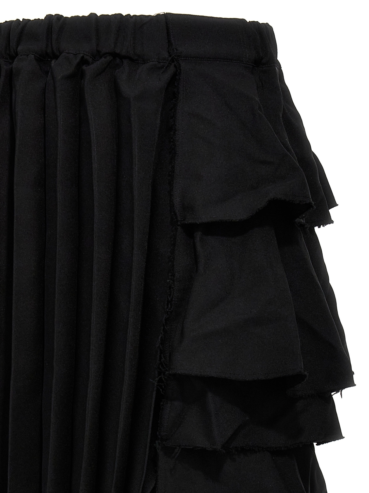 COMME DES GARÇONS RUFFLED MIDI SKIRT 