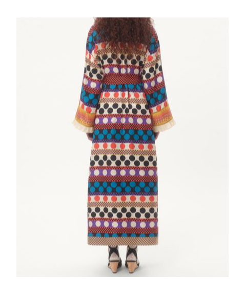 Valentino Polka Dot Print Robe