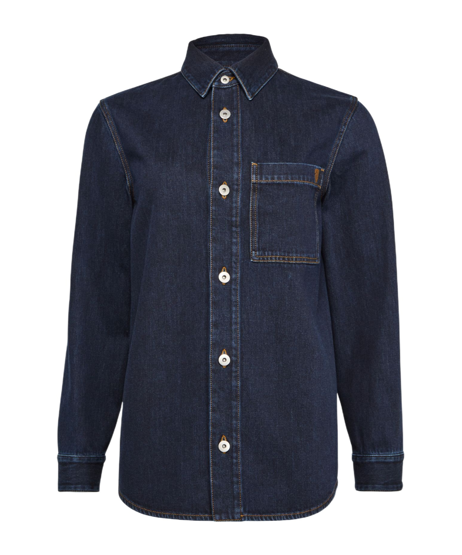 BURBERRY LONG-SLEEVED DENIM SHIRT
