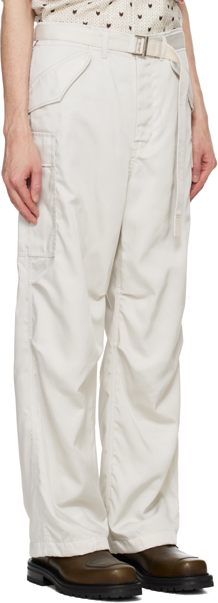 SACAI BELTED OVERALLS