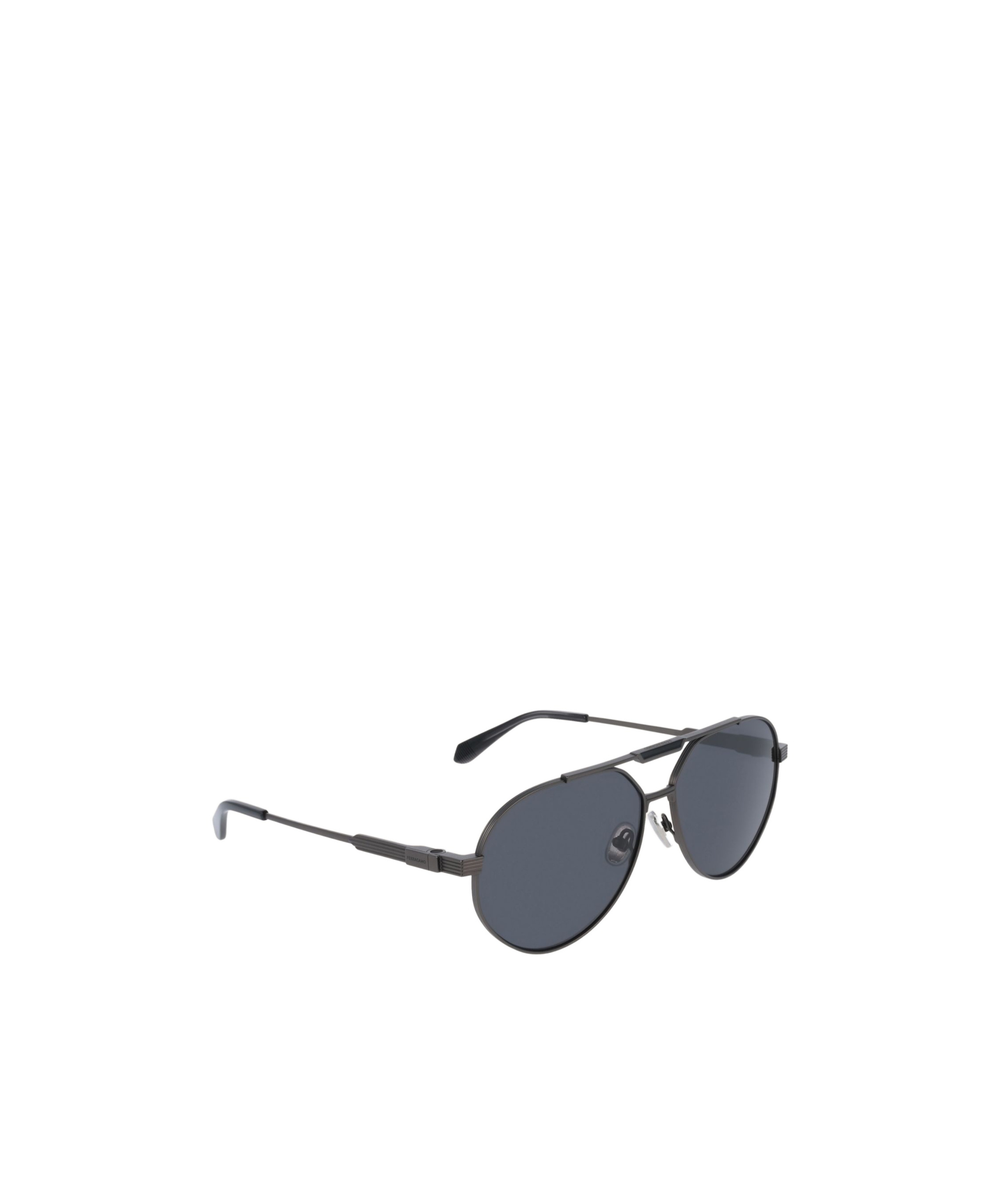 Ferragamo 62mm Oversize Aviator Sunglasses In Blue