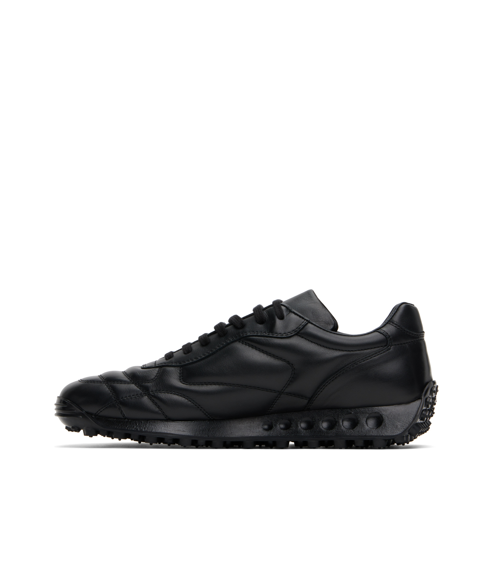 Common Projects Black Soccer Sneakers In Black